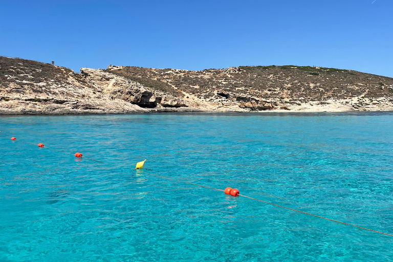 Malta/Gozo:Comino,Crystal/BlueLagoon&Caves Private Boat trip