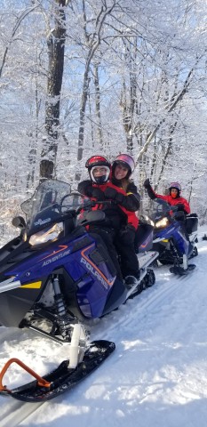 Visit Quebec City Guided Snowmobile Tour in Belfast