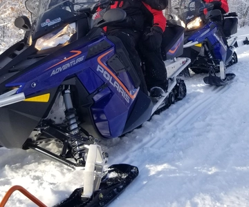 Cidade de Quebec: Passeio guiado de snowmobile