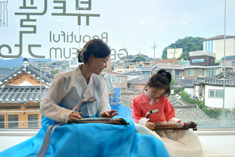 Seoul: Mini Gayageum Workshop with Bukchon Views Premium : DIY Mini Gayageum + Authentic Master Lesson