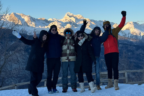 From Ljubljana/Bled: Winter Bohinj & Kranjska Gora Day Trip From Bled — Pickup at your accommodation