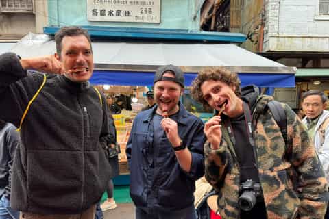 Tokyo : visite à pied du marché aux poissons de Tsukiji avec guide local