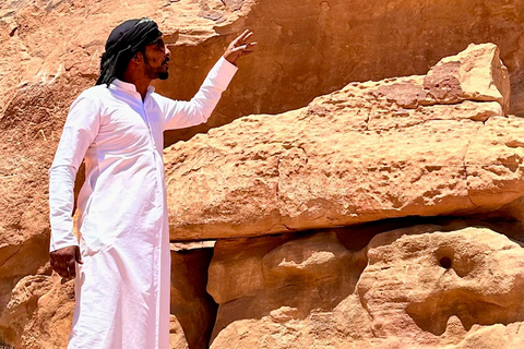 Burdah-Arch- Hiking of the highest stone arches of WadiRum Hiking on the top of Burdah-Arch - day trip