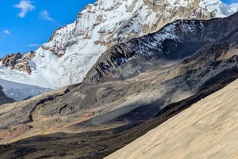 Wanderung Charquini und Lagunen von Huayna Potosí (Westseite)Wandern in Charquini und Lagunen von Huayna Potosí (Westseite)