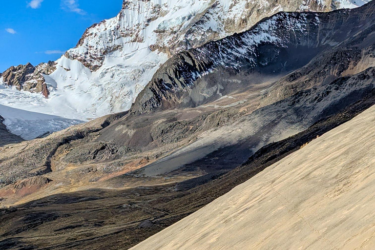 Wanderung Charquini und Lagunen von Huayna Potosí (Westseite)Wandern in Charquini und Lagunen von Huayna Potosí (Westseite)