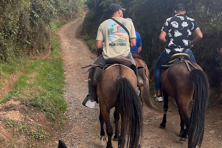 Paardrijden in de prachtige bergen van Medellin