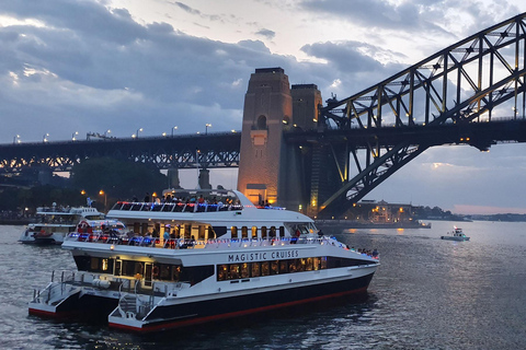 Sydney: Australia Day Dinner Cruise with Fireworks Glass Boat Dinner Cruise