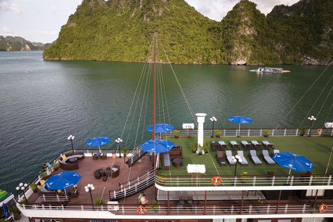 From Ninh Binh : 2-3 Days Lan Ha Bay- Balcony, Jacuzzy Cabin From Ninh Binh : 2 Days Lan Ha Bay - Balcony, Jacuzzy Cabin