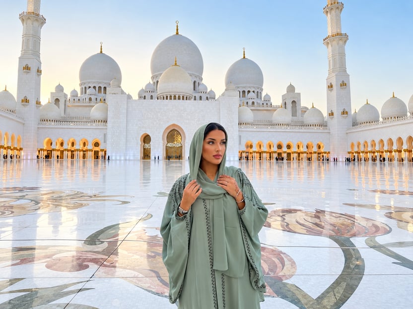 Da Dubai: Tour panoramico di Abu Dhabi Premium di un giorno intero
