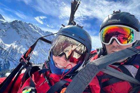 Mürren: Esperienza completa di volo tandem panoramico in parapendio