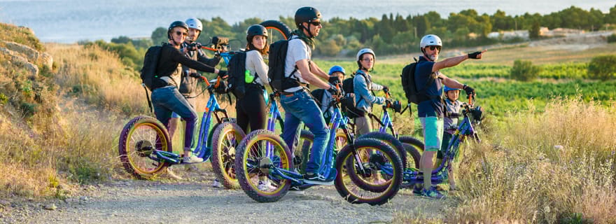 A Gruissan, visites en trottinettes tout terrain électriques