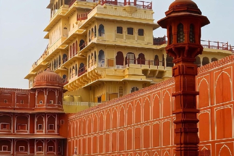 Jaipur : Visite privée d'une journée de la ville, tout comprisChauffeur + voiture privée AC + visite guidée