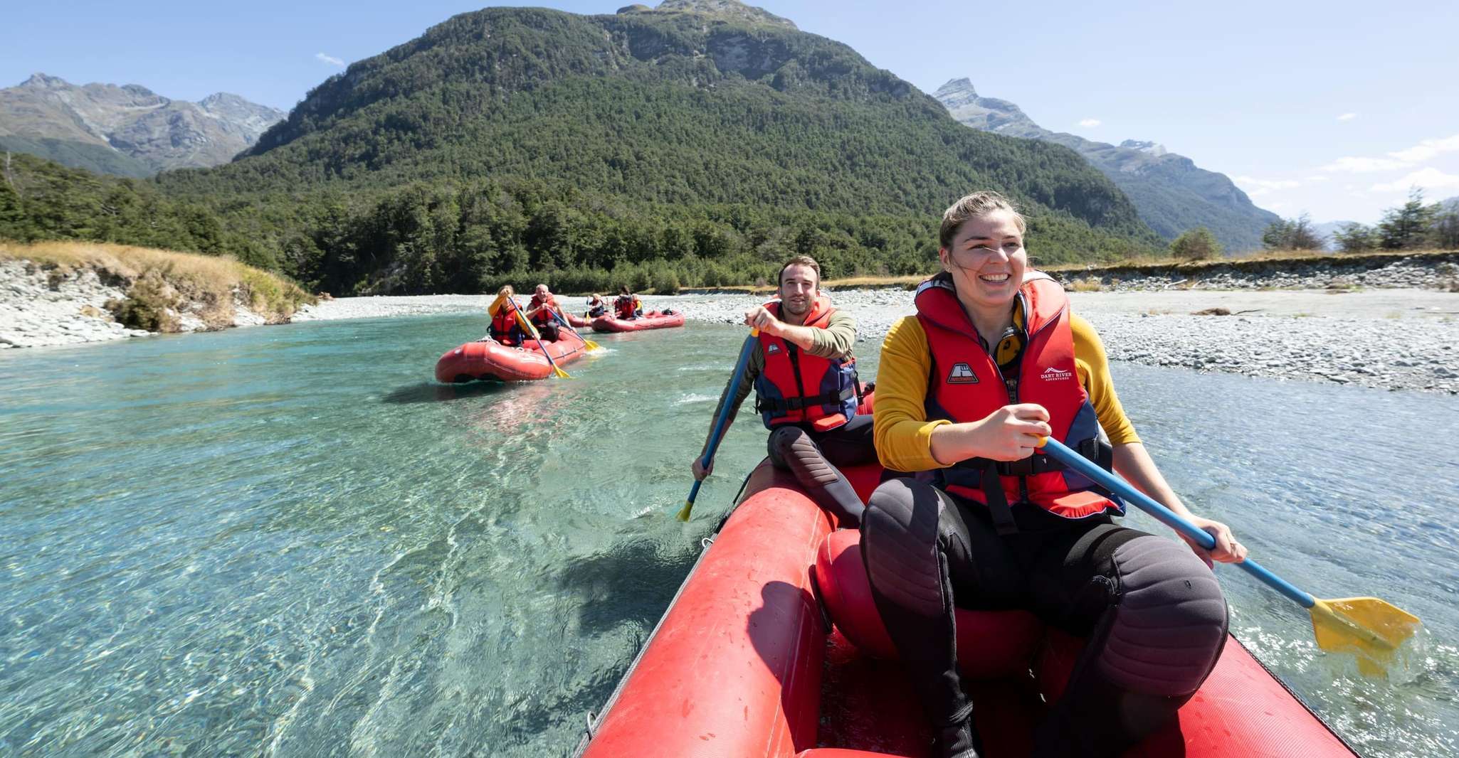 Queenstown, Dart River Canoe et Jet Boat Paradise Voyage d'une journée - Hizvo