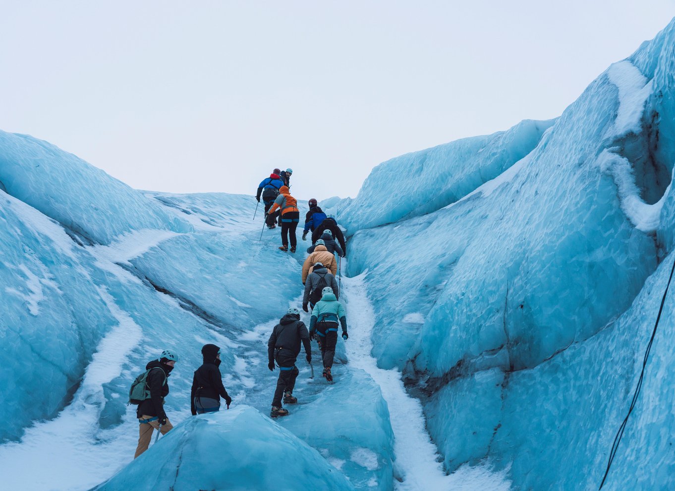 Reykjavik: Sydkysten, vandretur på gletsjer og nordlys – kombination