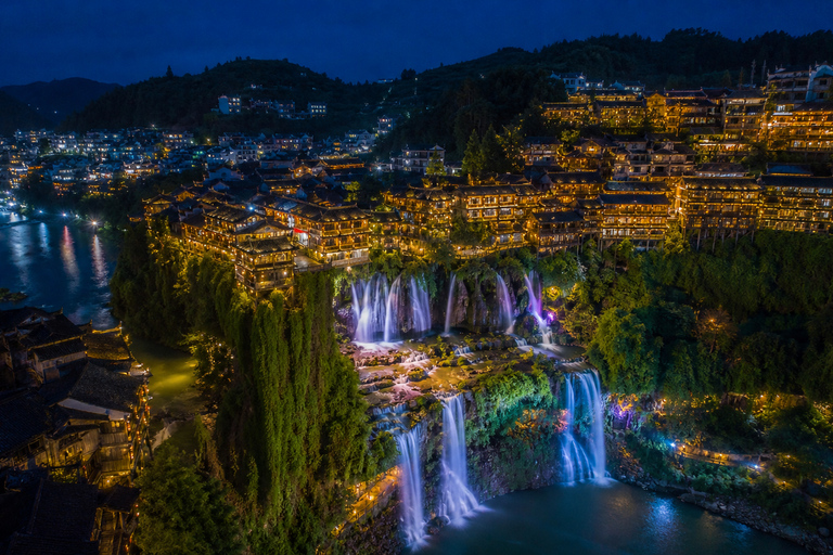 Furong Ancient Town: Tickets & Private Transfer Options 3 Days Entry Ticket & Cultural Show