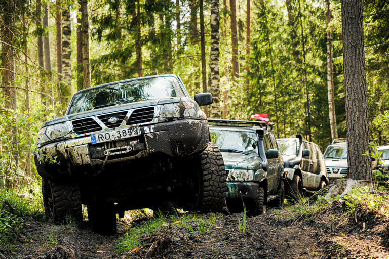 Riga: 4x4 Off-Road Adventure with Hotel Transfers