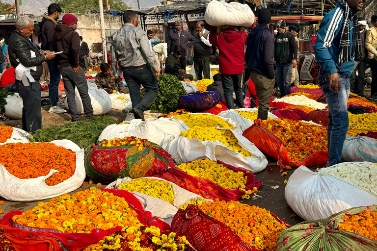 &quot;Jaipur&#039;s Living Heritage: A Walk Through Time&quot;Jaipur By Walk: Flower Market, Temples &amp; Royal Landmarks