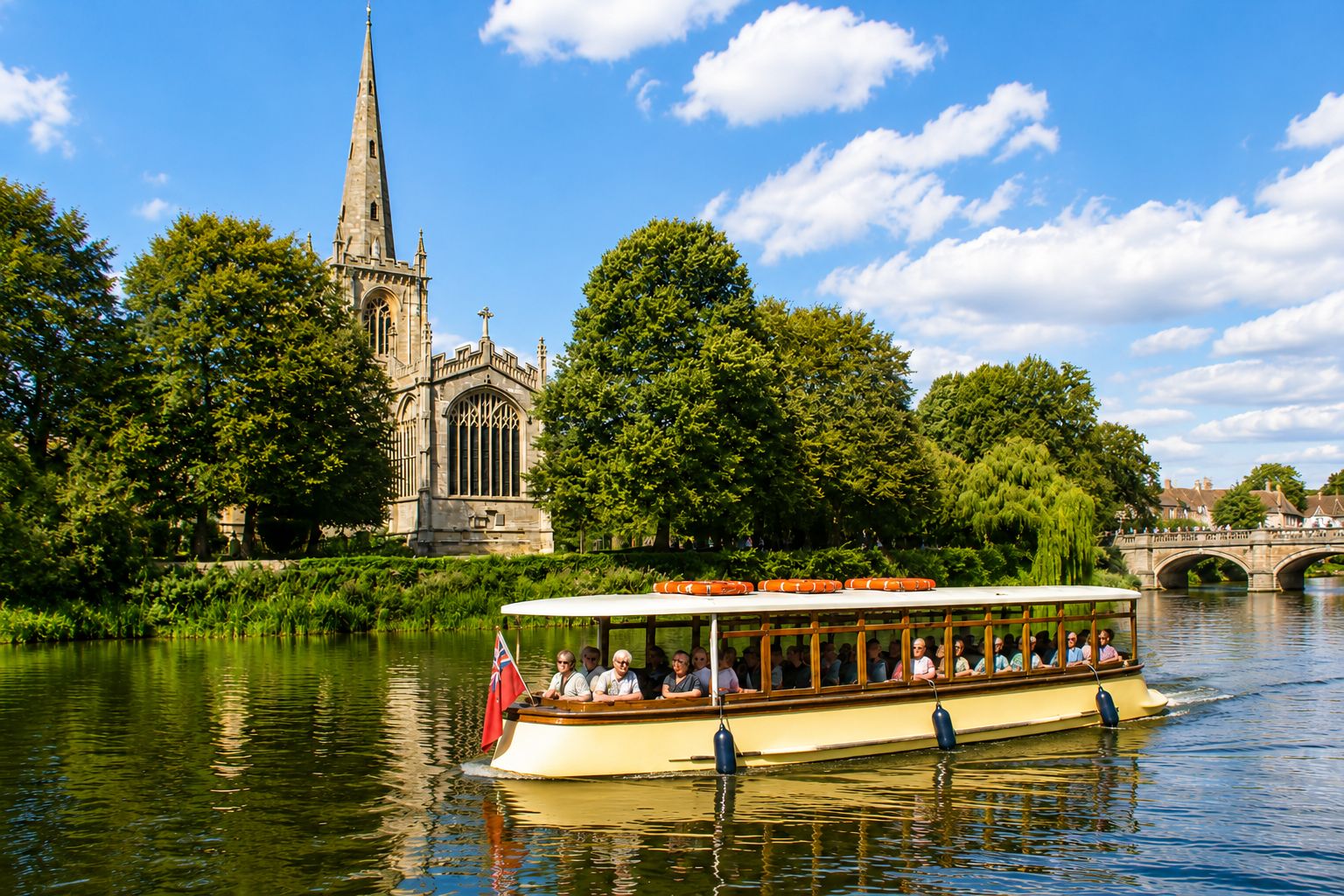 Stratford-upon-Avon: Flusskreuzfahrt & Stadtführung mit Audioguide