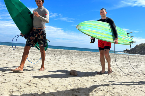 Huatulco: Surf Lesson with surf instructor. All Levels