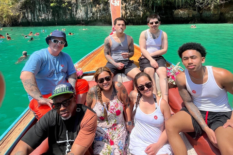 Phuket: Phi Phi Private Longtail Boat with Hotel Transfer