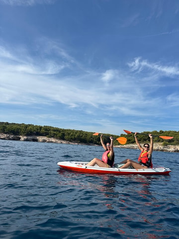 Pula: kayak tour, Seagulls rocks, military zone, snorkeling