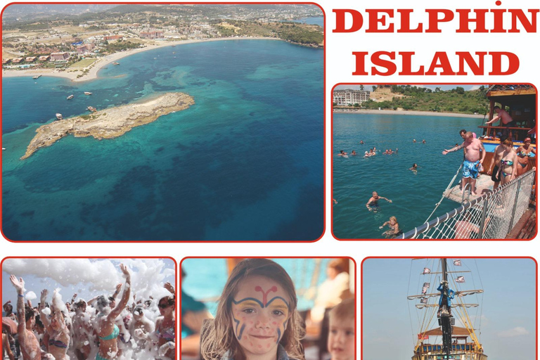 Side: Pirate Boat to Dolphin Island for Families with Kids