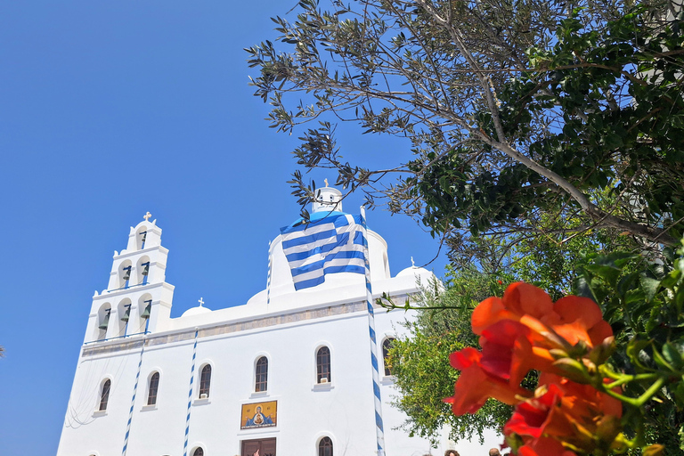 Santorini: From Reel to Real – Private Tour of Hidden Gems Santorin : visite privée en français – joyaux cachés