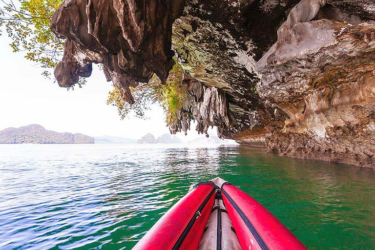 Da Khao Lak: Tour del tramonto e dell&#039;avventura in canoa alla James BondGuida turistica francese