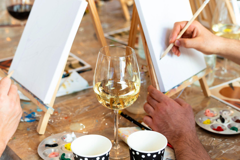 Savannah: Mystery Paint & Sip Night at a Trendy Brewery