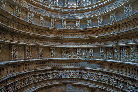 Drop Udaipur From Ahmedabad with Visit Rani Vav & Sun Temple Private Tour with AC Transportation and Dedicated Driver.
