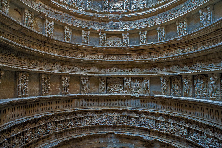 Drop Udaipur From Ahmedabad with Visit Rani Vav & Sun Temple Private Tour with AC Transportation and Dedicated Driver.
