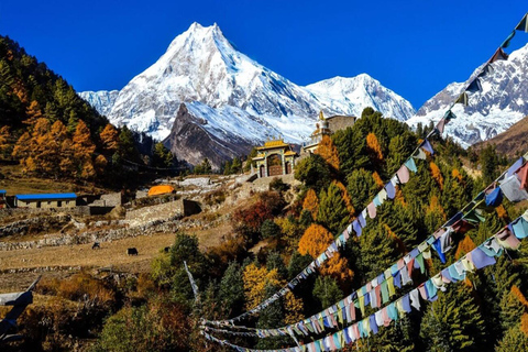 Nepal: 13-dniowy trekking po obwodzie Manaslu i przełęczy Larkya La