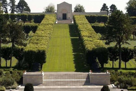 Le champ de bataille de la Meuse-Argonne au départ de Verdun ou de Reims