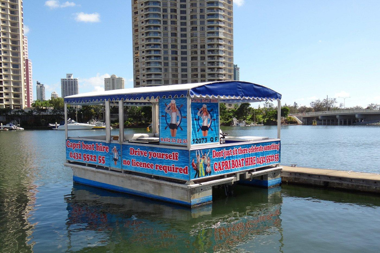 Gold Coast: Self-Drive Pontoon Boat Rental with BBQ Gold Coast: 4 Hour Self-Drive Pontoon Boat Rental with BBQ