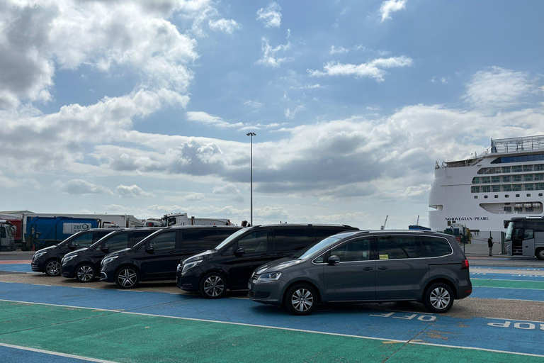 Southampton Port to London - Optional Via Stonehenge 6 Passengers Large MPV Vehicle
