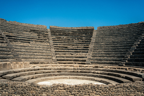 Au départ de Rome : Pompéi avec un archéologue + déjeuner à SorrenteVisite guidée de Pompéi avec déjeuner pizza à Sorrente