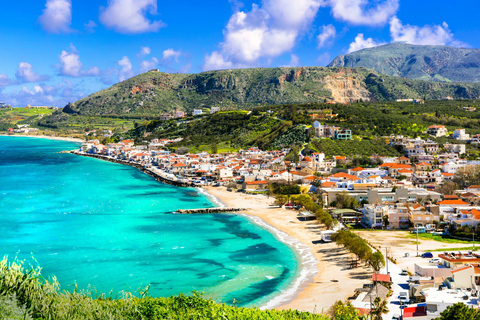 From Chania: Souda Bay Cruise to Marathi & Almyrida From Chania: Souda Bay Islet & Marathi Beach Relaxing Cruise