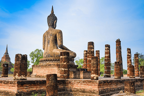 Bangkok: Giant Buddha & Ayutthaya Afterlife Tour Round Trip Transportation & Guide