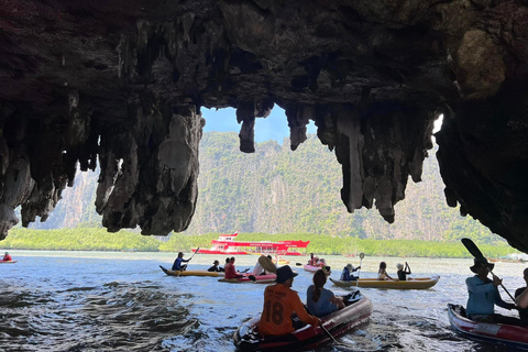 Khao Lak: Private Phang Nga Bay by Luxury Longtail Tour James Bond with Canoe