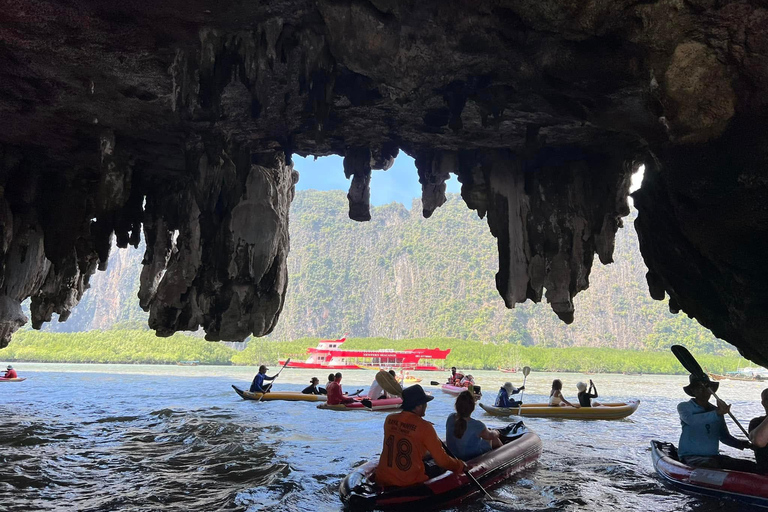Khao Lak: Private Phang Nga Bay by Luxury Longtail Tour James Bond with Canoe