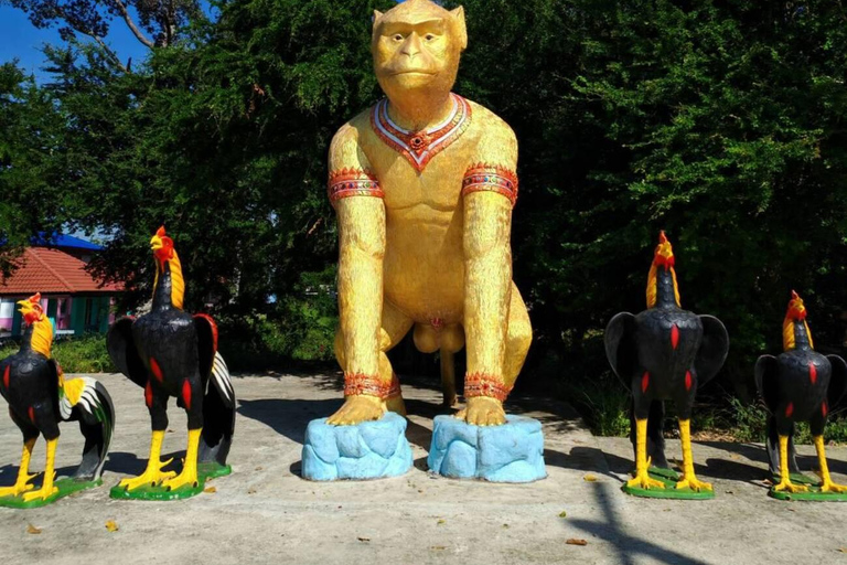 Bangkok to Ayutthaya, Big Buddha Monkey Temple & Hidden Cafe