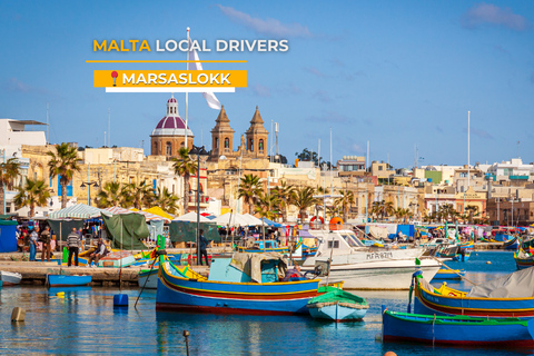 Tour di Malta : Auto privata- Mdina, Marsaxlokk, Grotta Azzurra