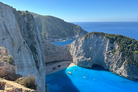 Zakynthos Shipwreck by boat