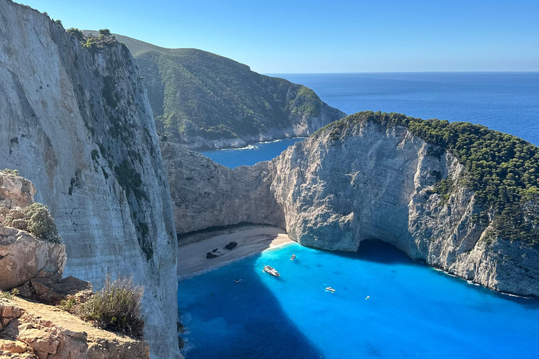 Zakynthos Shipwreck by boat