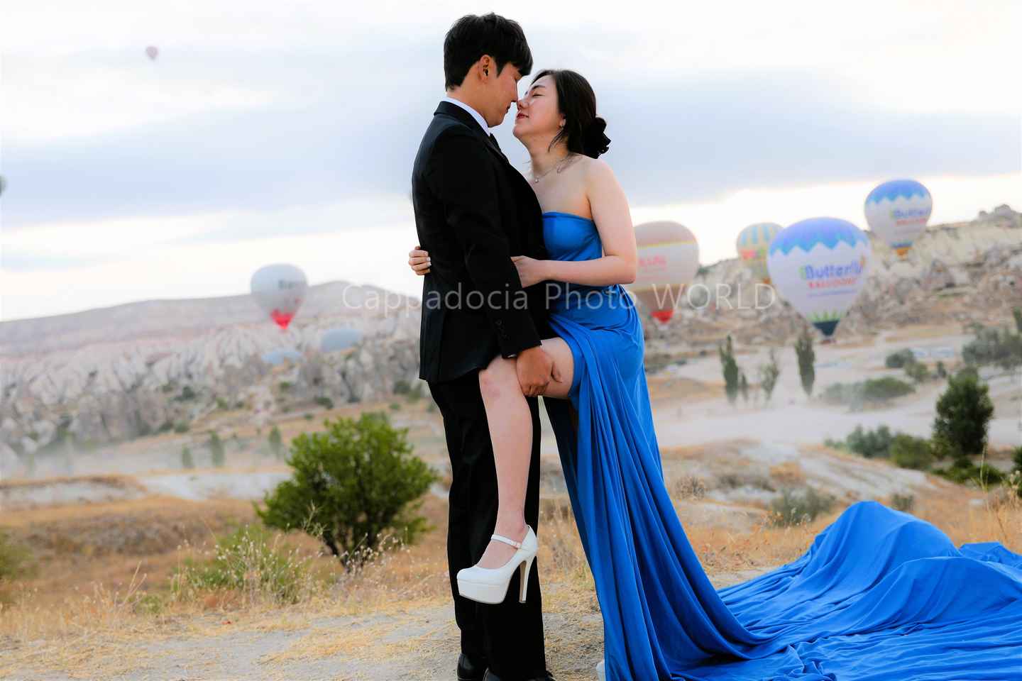 Cappadocia Photoshoot with Flying Dress