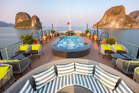 From Hanoi: Halong Bay Day Cruise with Kayak, Cave & Swim Halong Bay Day Cruise from Halong Port (No Transfer)