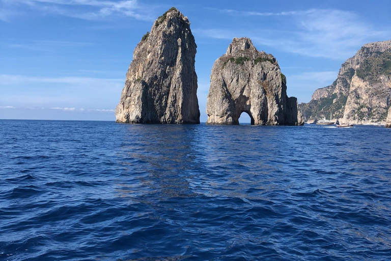 Capri Day Trip from Sorrento private boat free drink