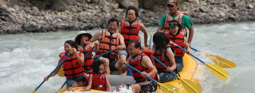 Parc national Jasper : 2 heures de descente en eaux vives