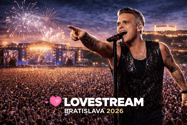 From Prague to Bratislava Trip with Robbie Williams Concert