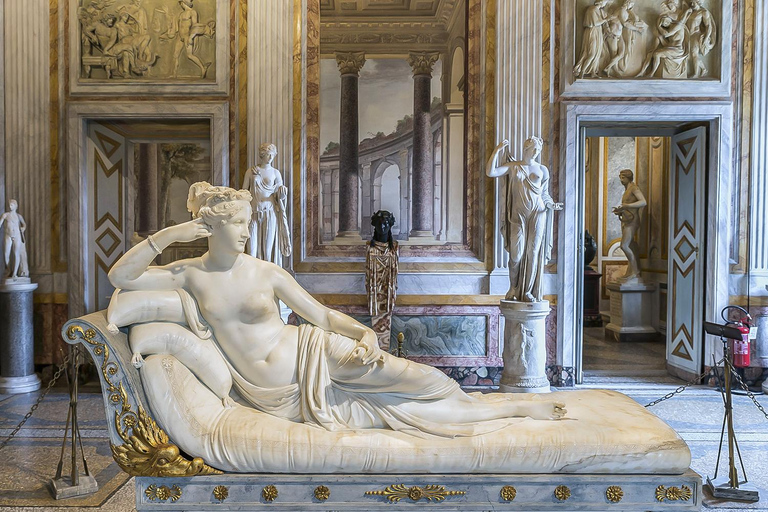 Rome: Galleria Borghese Tickets Fast-Track Entry Audio Tour Borghese Gallery Entry Tickets with Audio Guide